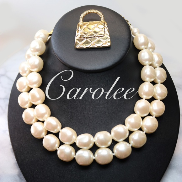 Vintage Baroque Massive Pearl Carolee Necklace - Picture 11 of 11